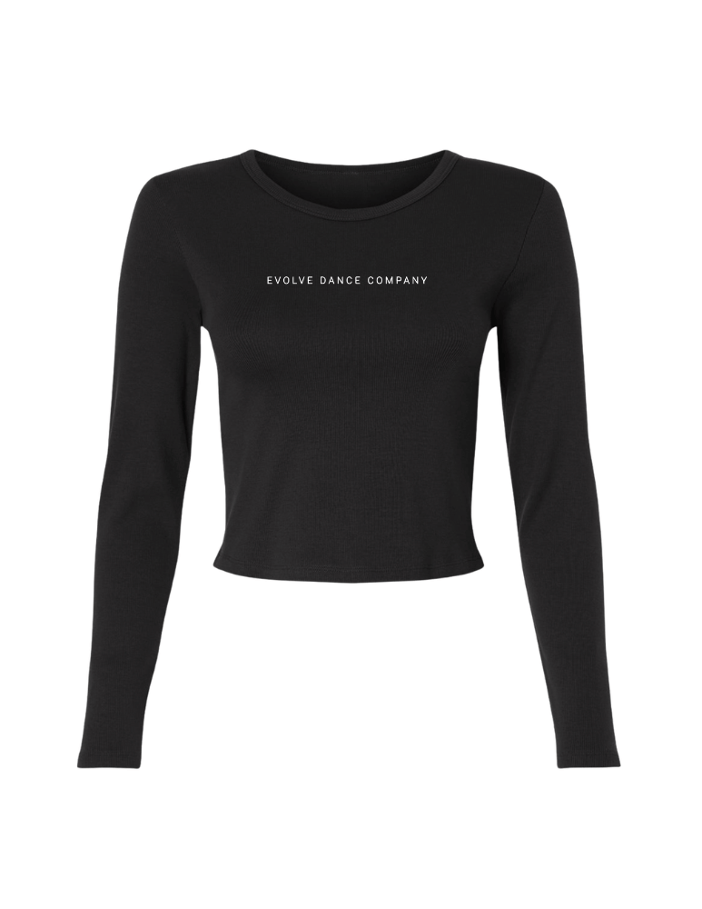 Evolve Cropped Long Sleeve - Black