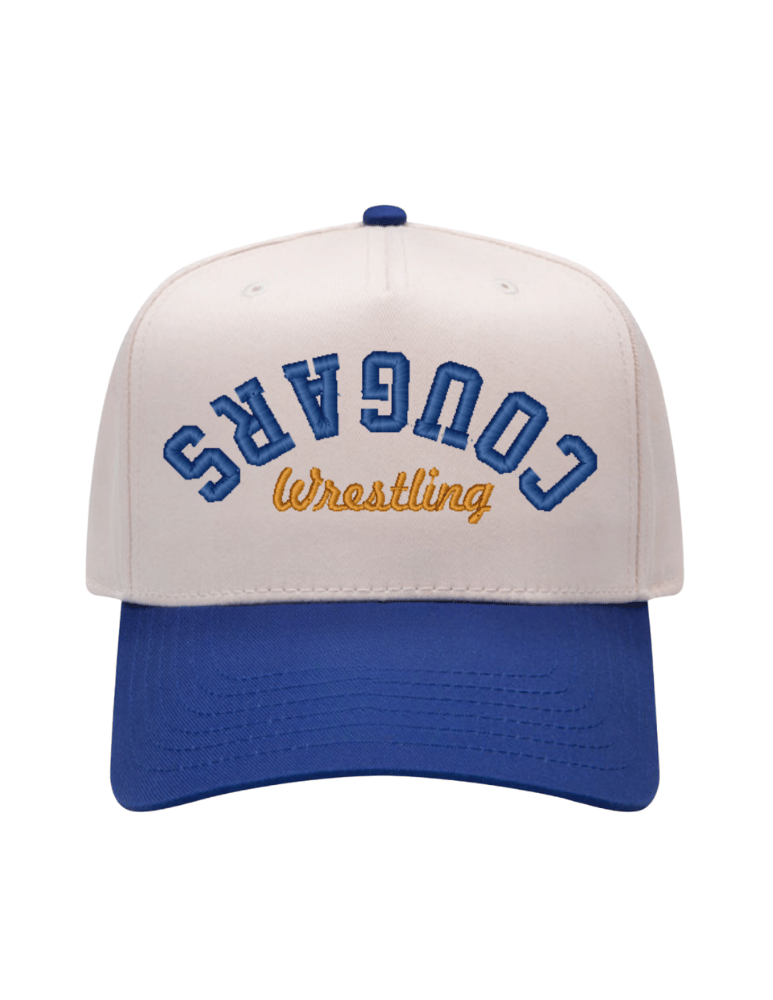 Cougars Upside Embroidered Cap -Natural/Royal