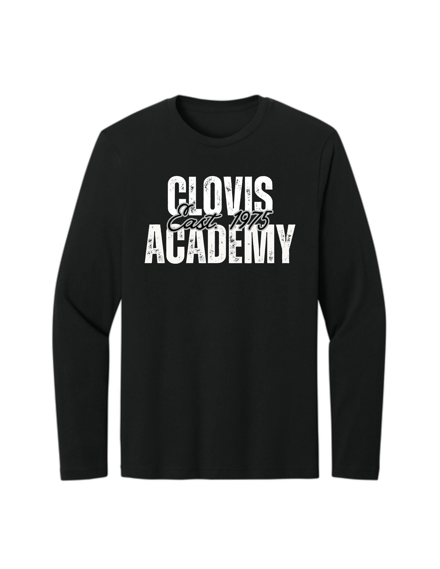 Clovis Academy Long sleeve  - Black