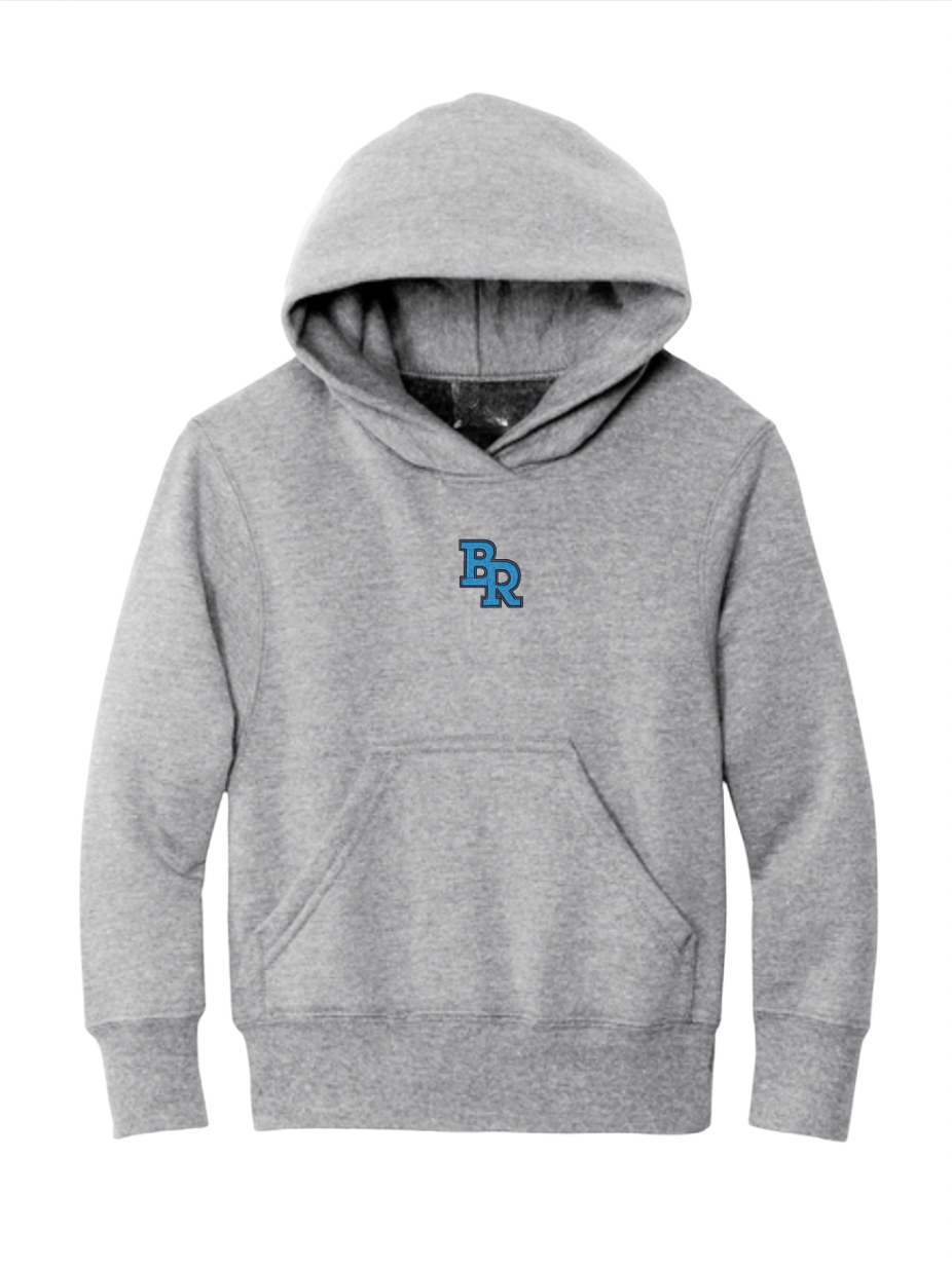 BR Embroidered Hoodie - Heather