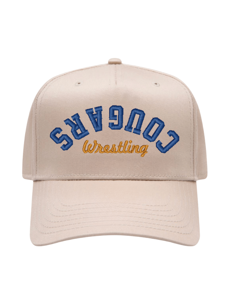 Cougars Upside Embroidered Cap -Natural