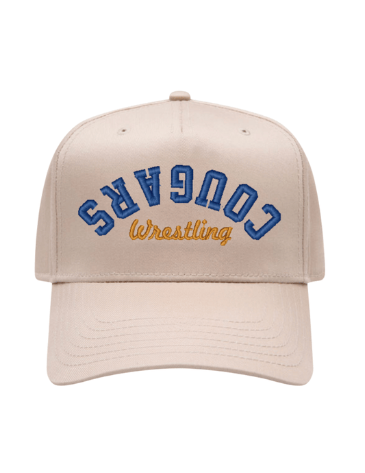 Cougars Upside Embroidered Cap -Natural