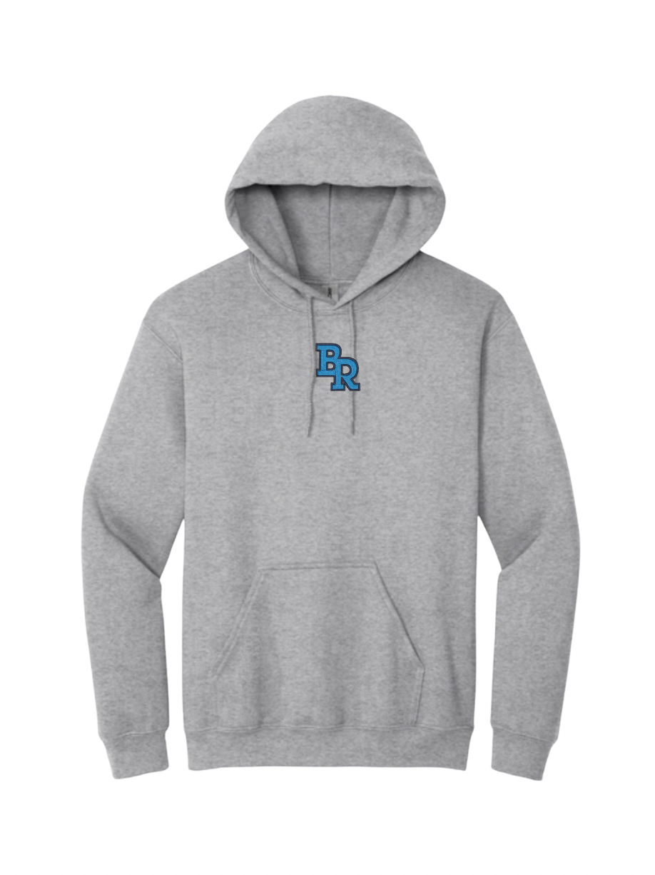 BR Embroidered Hoodie - Heather
