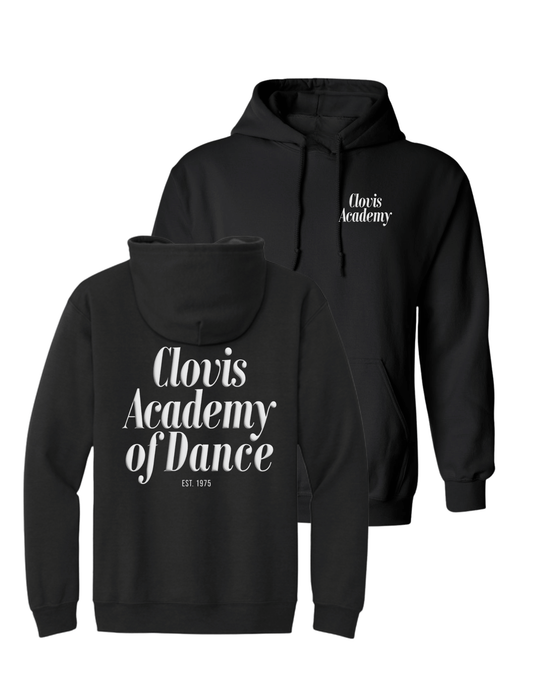 Clovis Academy Puff Hoodie - Black