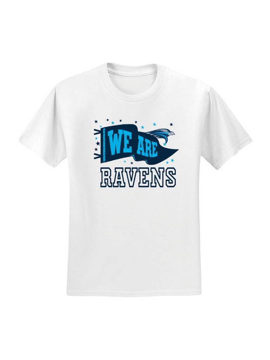 BR Wave Flag Graphic Tee - White