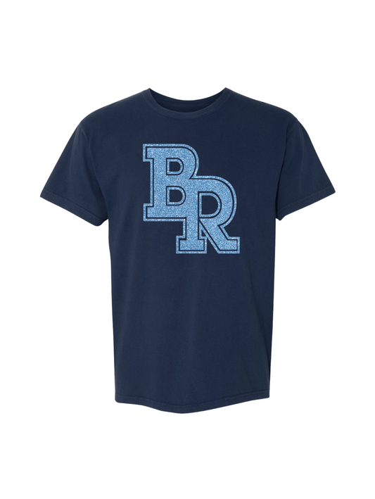 BR Glitter Tee - Navy