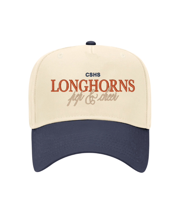 Longhorns P&C Cap - Natural/Navy