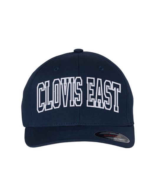 "Clovis East" Embroidered Cap - Navy