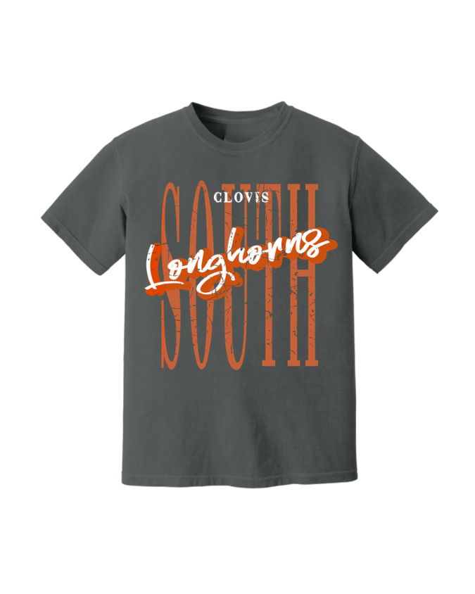 Longhorns Graphic Tee - Pepper