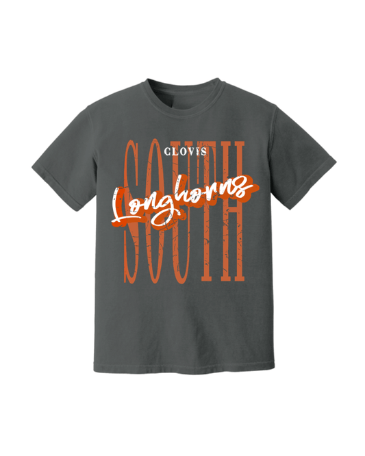 Longhorns Graphic Tee - Pepper