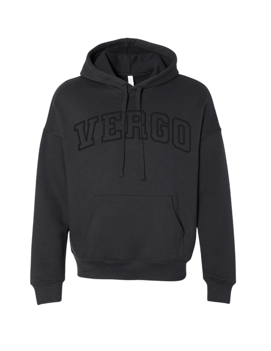 VERGO Embroidered Hoodie - Black