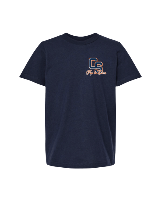 CS Pep & Cheer Logo Tee - Navy