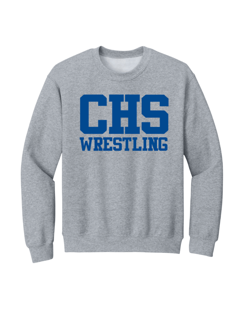 CHS Wrestling Sweatshirt - Heather Grey
