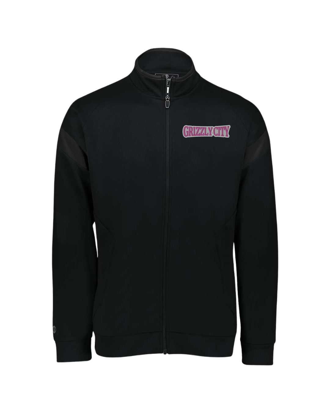 Grizzly City Logo Full Zip Jacket - Black