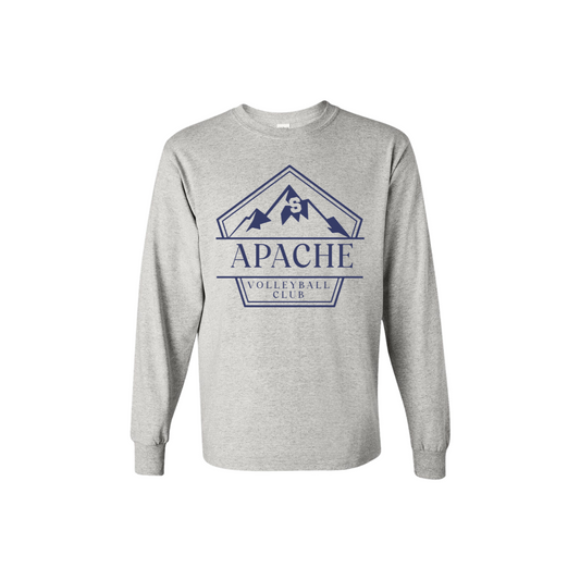 Apache Mountain VBall Club  Long Sleeve Shirt - Heather