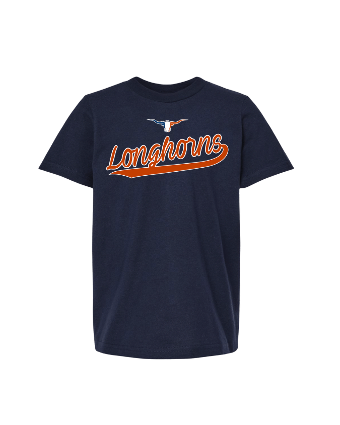 Longhorns Tee - Navy
