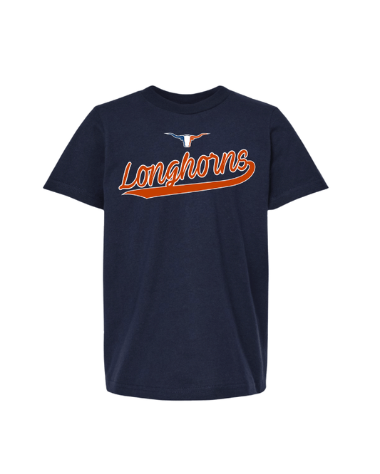 Longhorns Tee - Navy