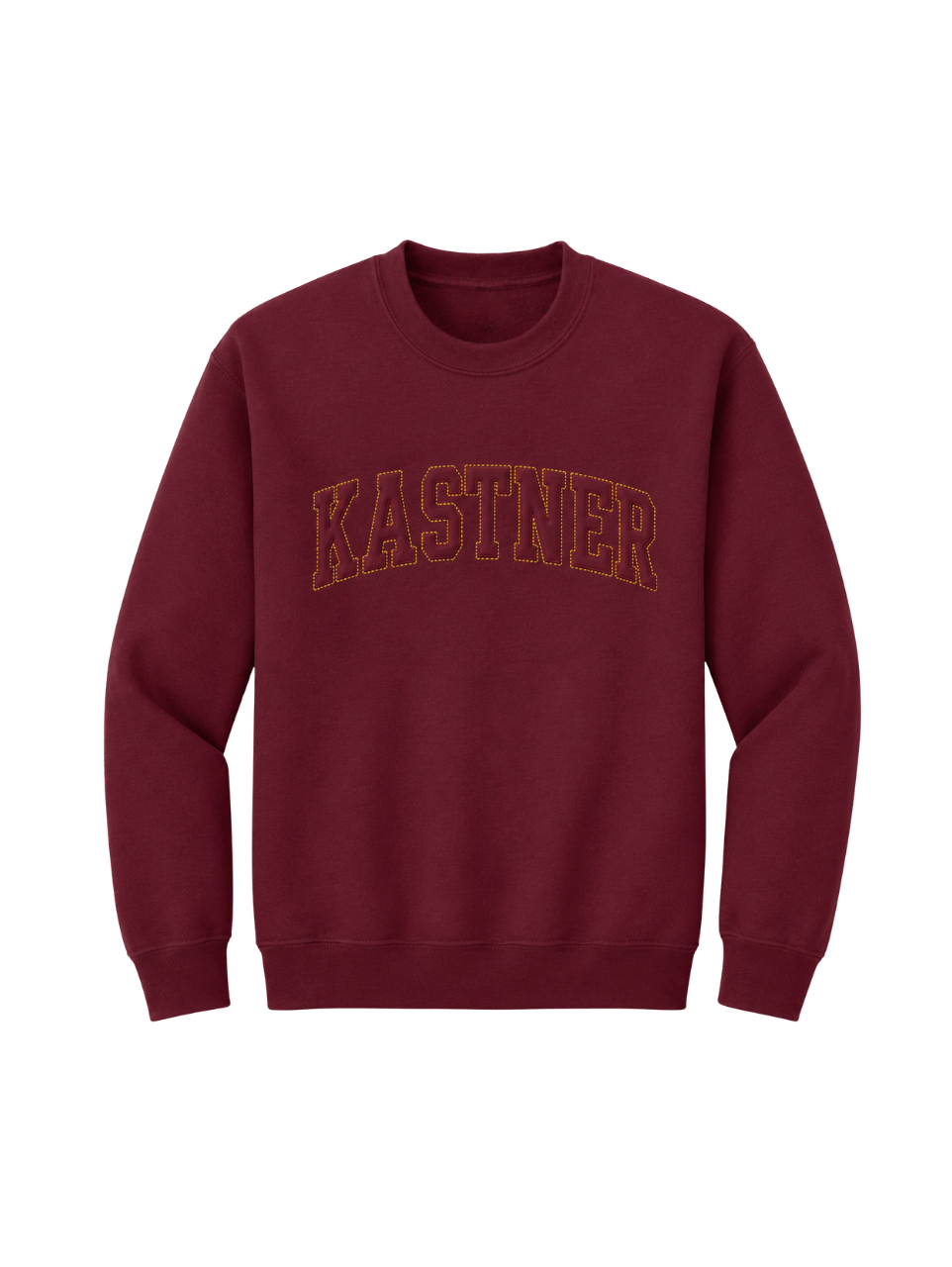 Kastner Embroidered Fleece Crew - Cardinal