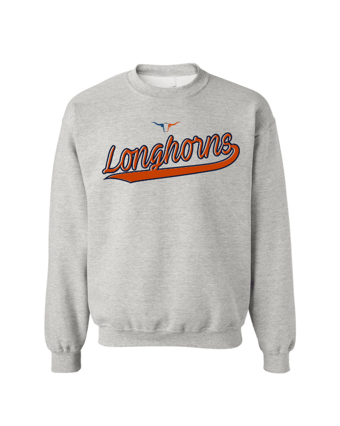 Longhorns Crewneck Sweatshirt - Grey