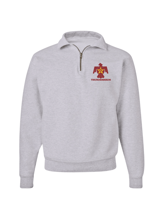 TBirds 1/4 Zip - Ash