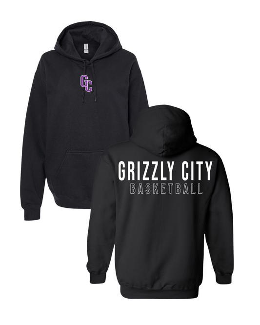 Grizzly Logo Hoodie - Black