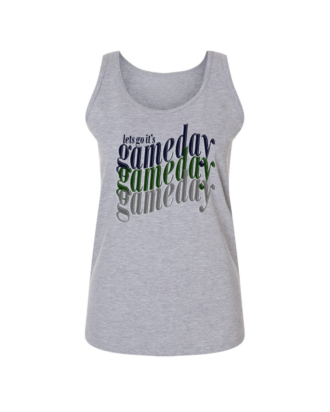 "it's game day" tee - white