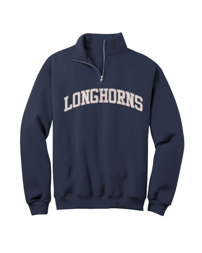 Longhorns Quarter Zip - Navy