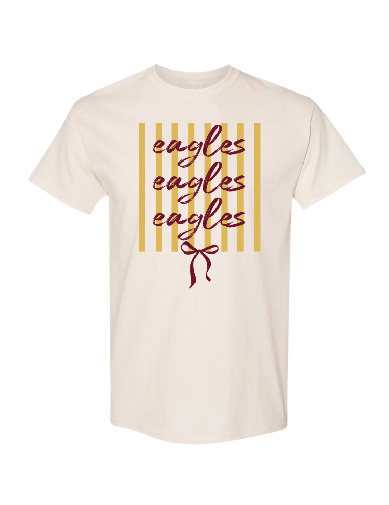 Eagles stripe Tee - Ivory