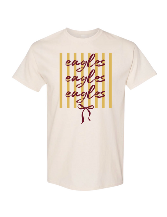 Eagles stripe Tee - Ivory