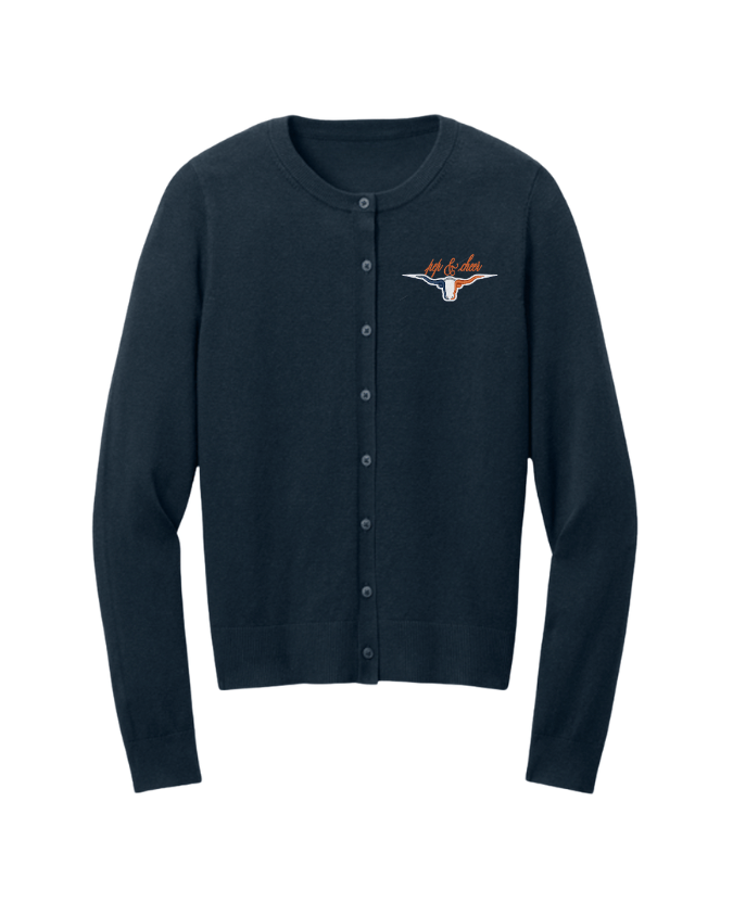 Longhorns Pep & Cheer Cardigan - Navy