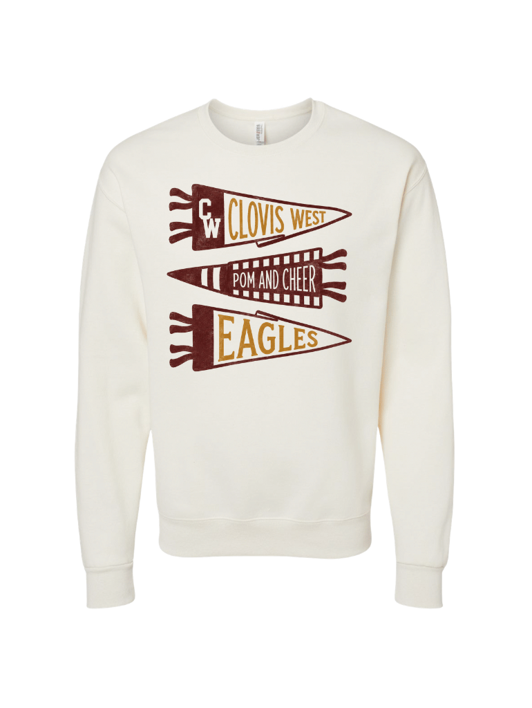 CE Eagles Pennant - Bone