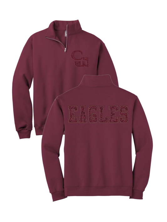 CW 1/4 Zip - Maroon