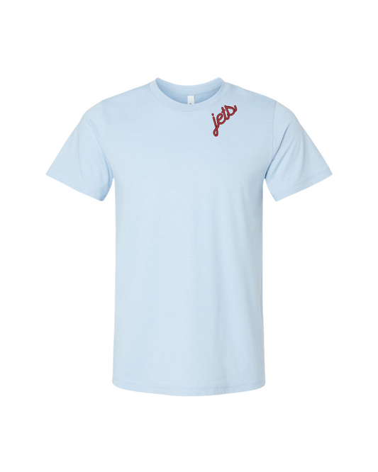 Jets Embroidered Shirt - Blue