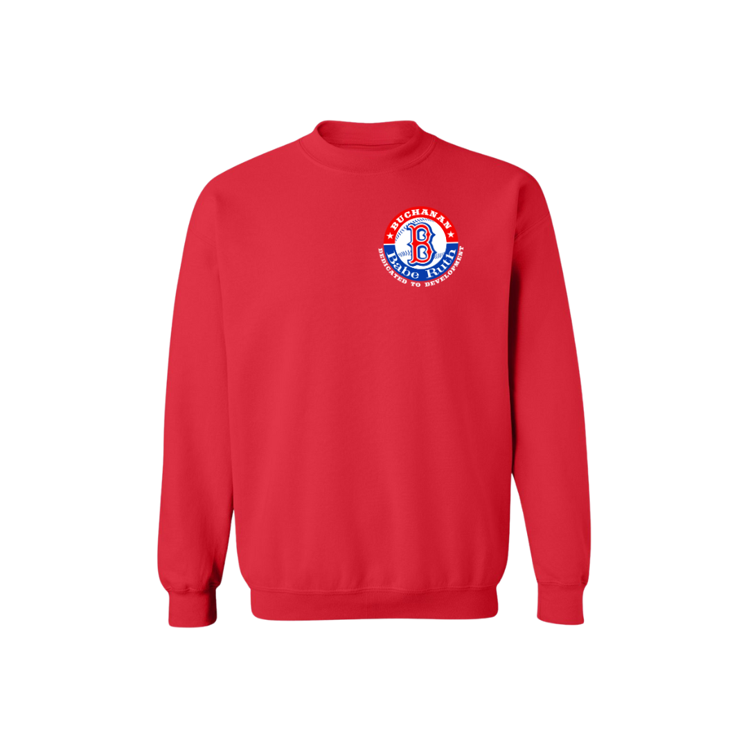 Buchanan Babe Ruth Logo Sweater - Adult