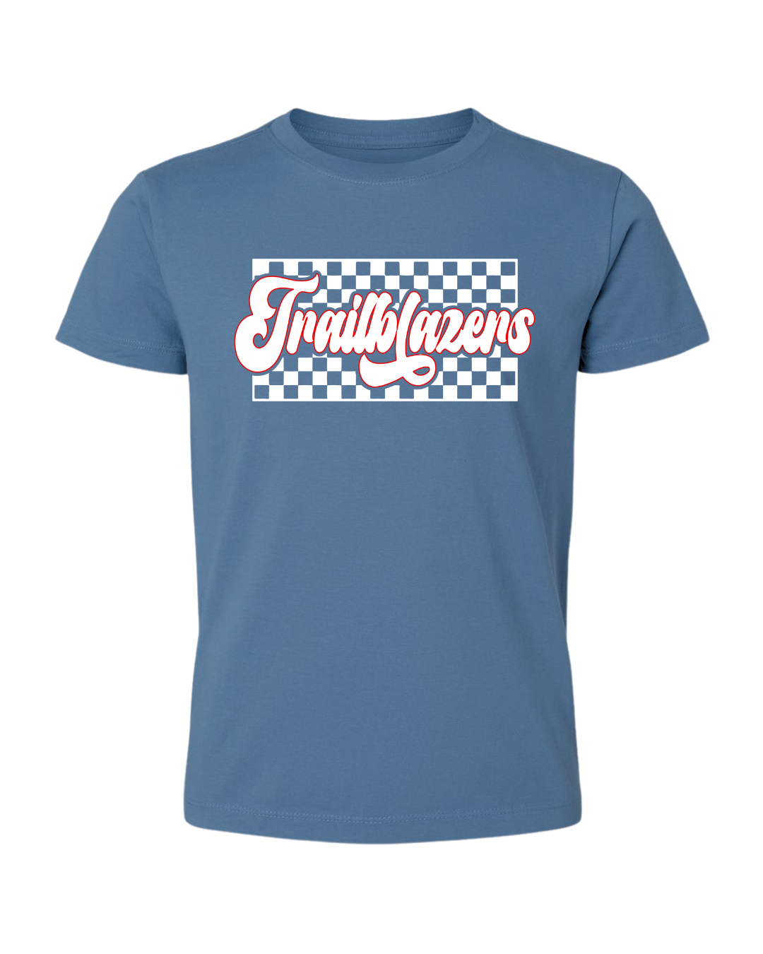 Checkered Trailblazer Script - Blue