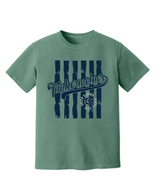 Timberwolves C&S Tee - Vintage Green
