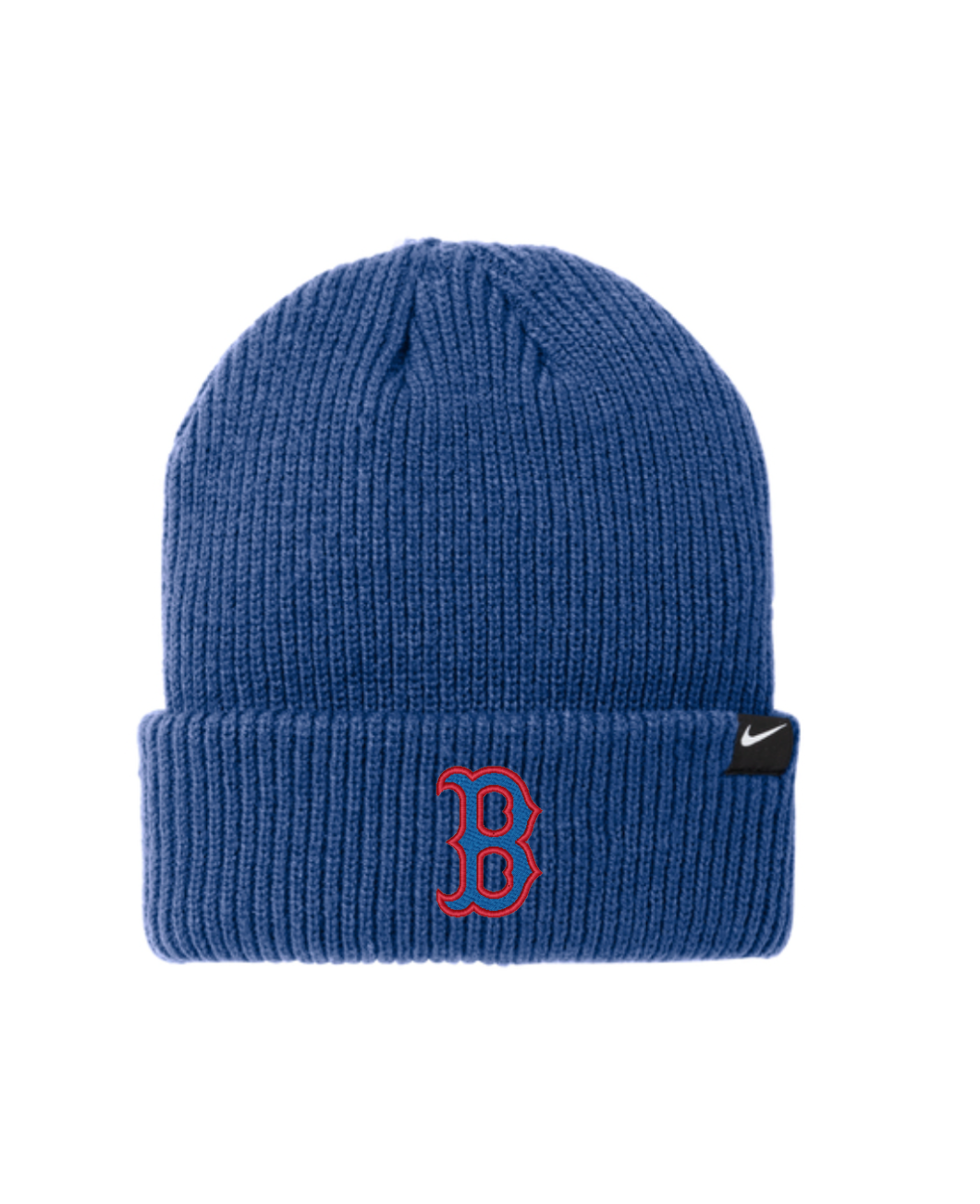 “B” Embroidered Nike Beanie  - Royal