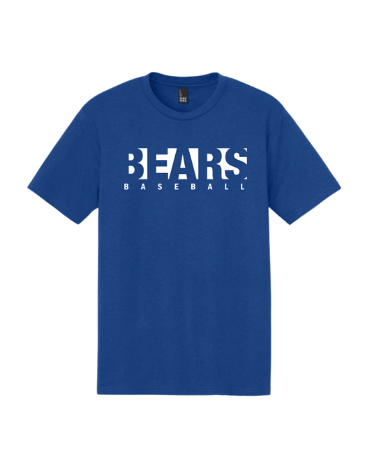 Bears Baseball Tee - Royal
