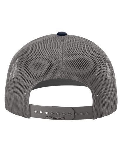 CE Puff  Richardson Trucker Cap - Navy/Charcoal
