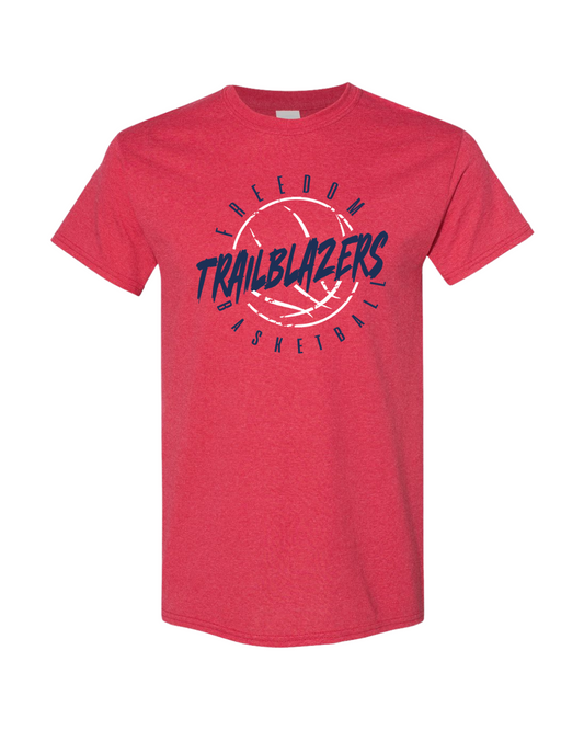 Trailblazers Freedom Basketball -  Heather Red