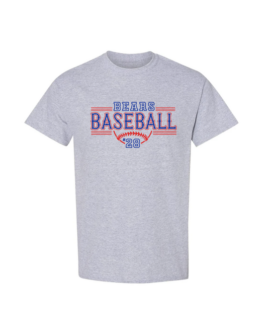 Bears Custom PLayer # Tee - Heather