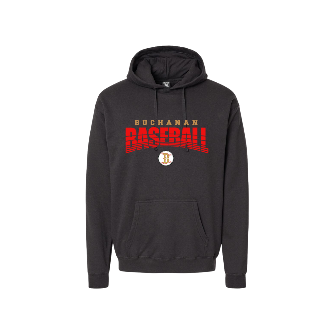 Buchanan Baseball Gold/Red Hoodie