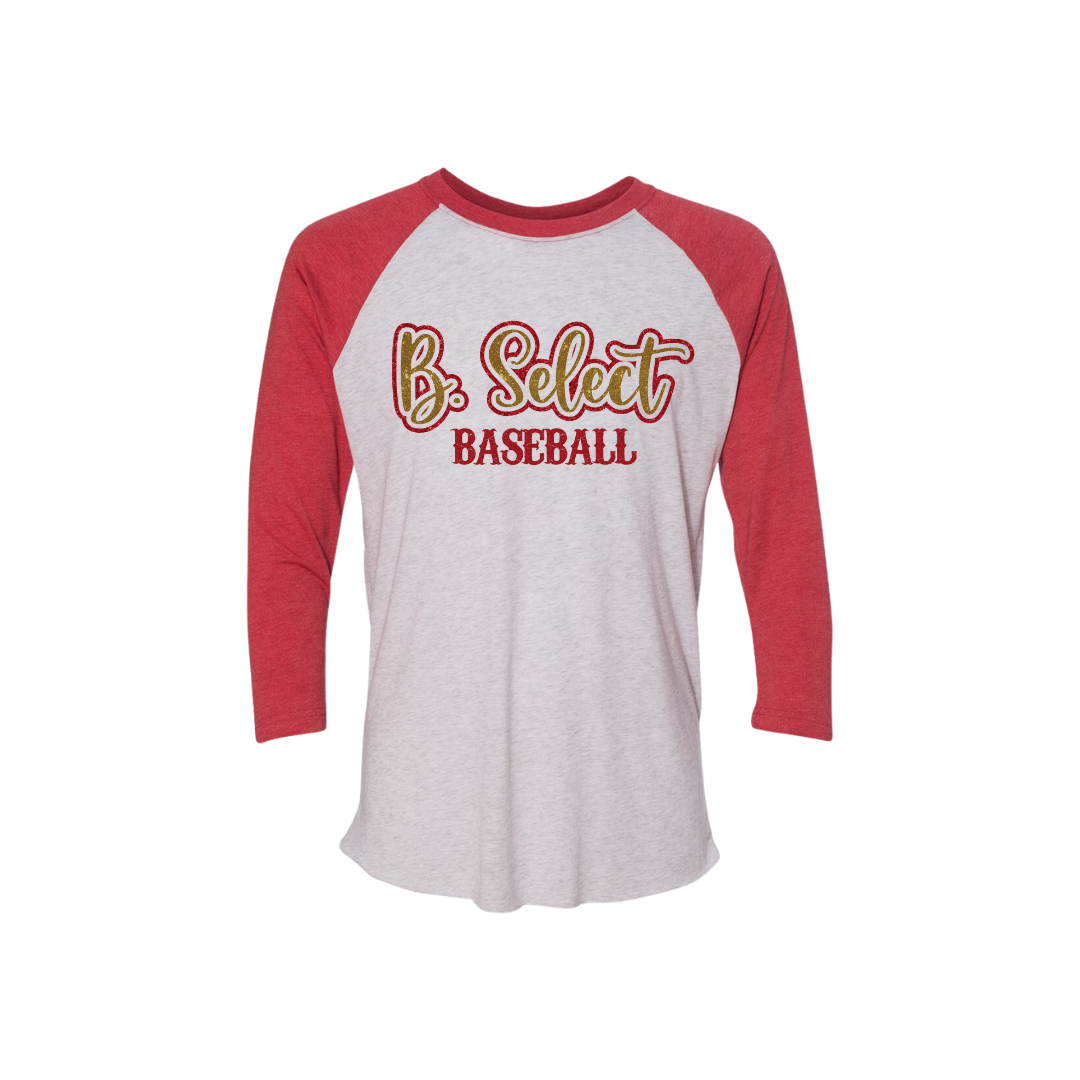 B Select Baseball Glitter Shirt