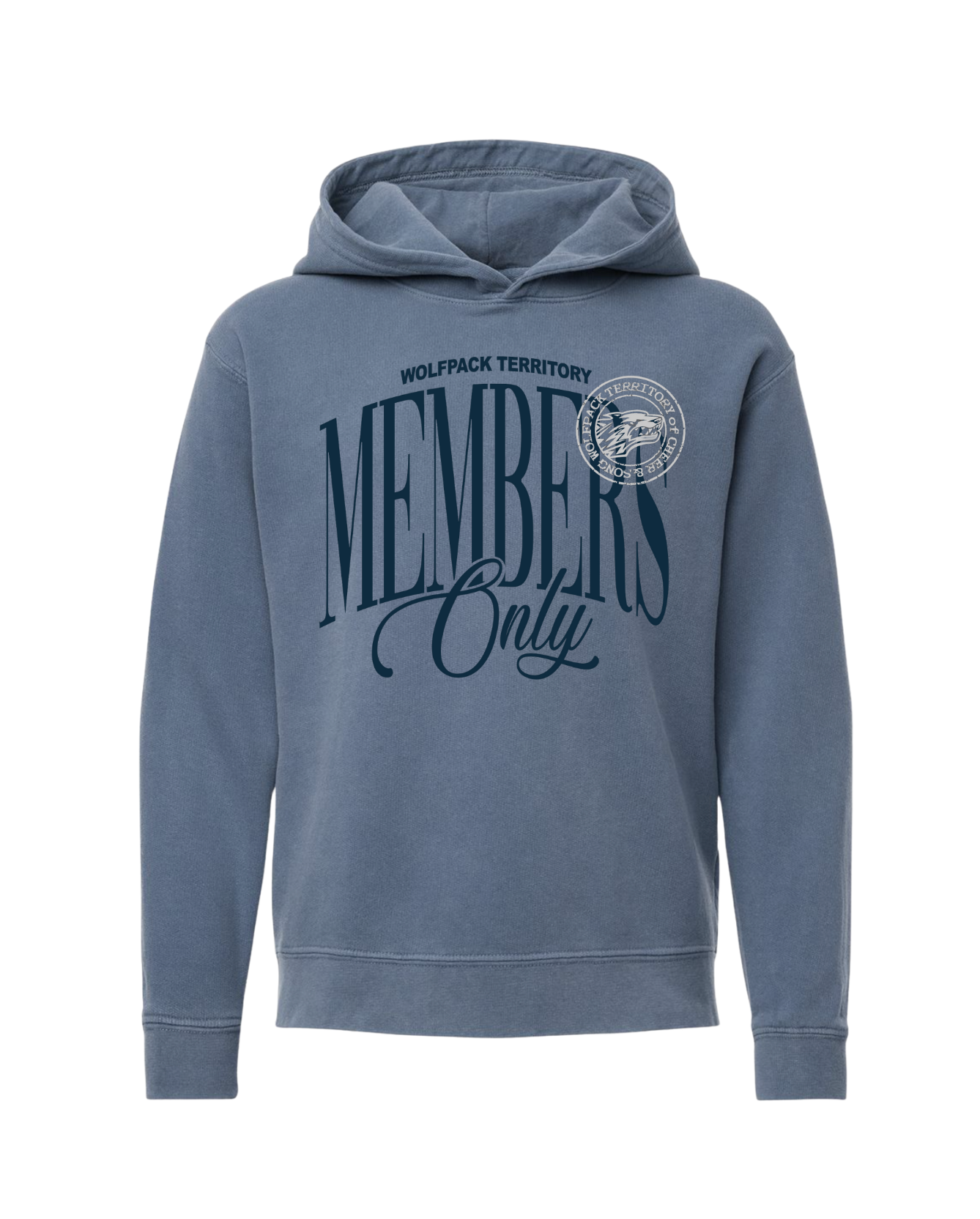 Wolfpack Members Only Crew - Denim Blue