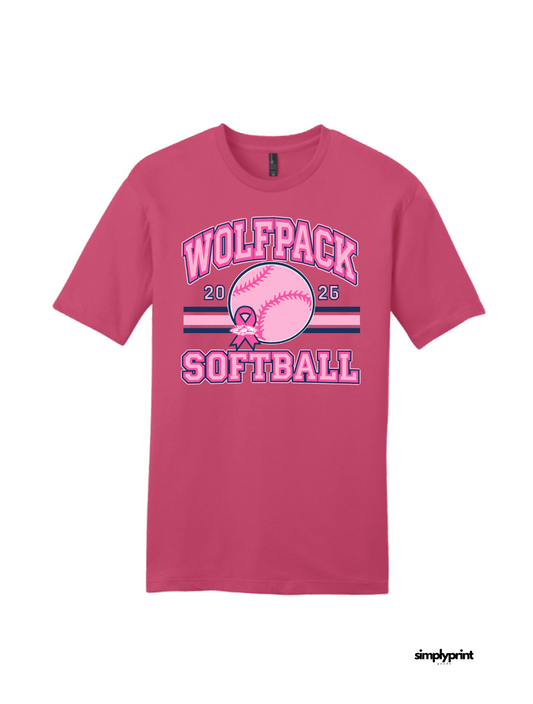 CE Softball Breast Cancer Tee - Pink