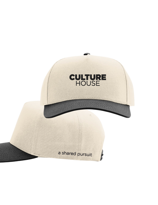 Culture House Cap - Natural/Black