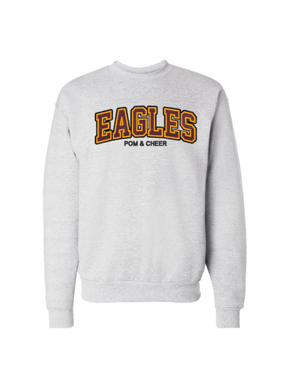 Eagles Embroidered Sweater - Ash