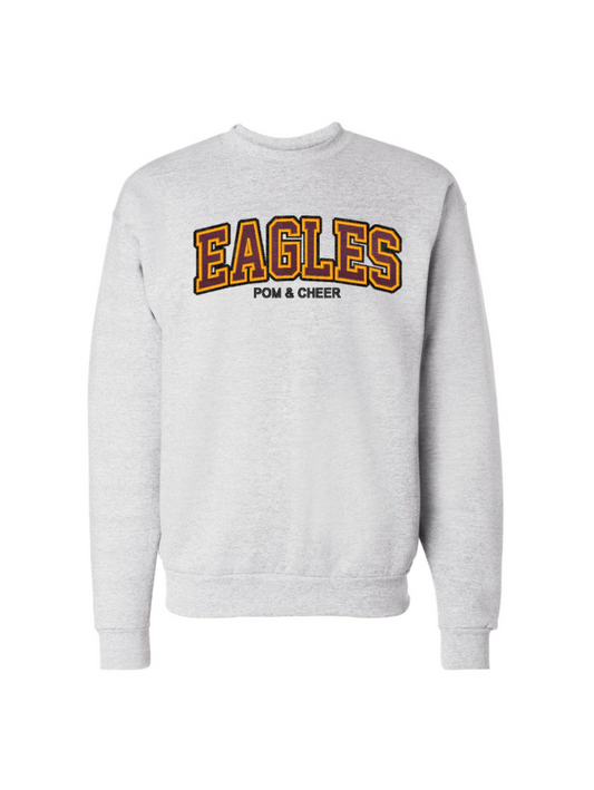 Eagles Embroidered Sweater - Ash