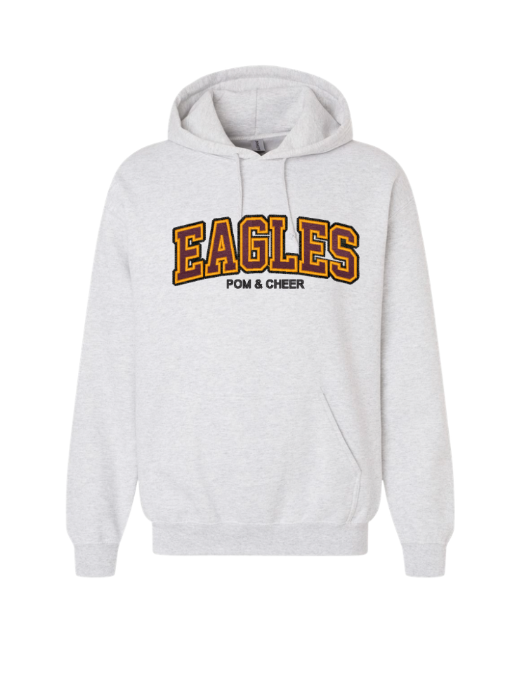 Eagles Embroidered Sweater - Ash