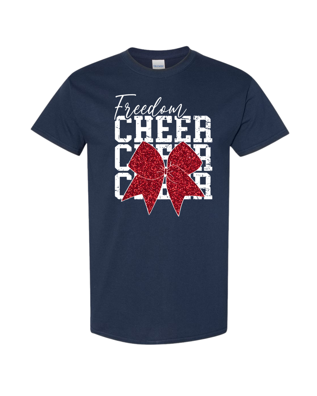 Freedom Cheer Bow - Navy